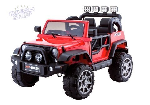 Auto na Akumulator Jeep HP012 Czerwone Auto na Akumulator Jeep HP012 Czerwone