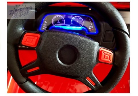 Auto na Akumulator Jeep HP012 Czerwone Auto na Akumulator Jeep HP012 Czerwone
