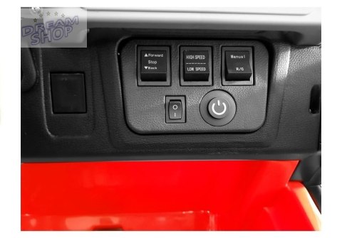 Auto na Akumulator Jeep HP012 Czerwone Auto na Akumulator Jeep HP012 Czerwone