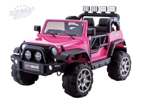 Auto na Akumulator Jeep HP012 Różowe Auto na Akumulator Jeep HP012 Różowe