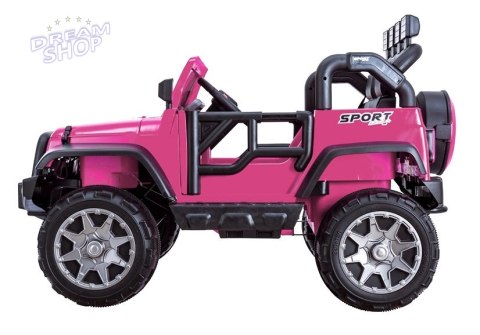 Auto na Akumulator Jeep HP012 Różowe Auto na Akumulator Jeep HP012 Różowe