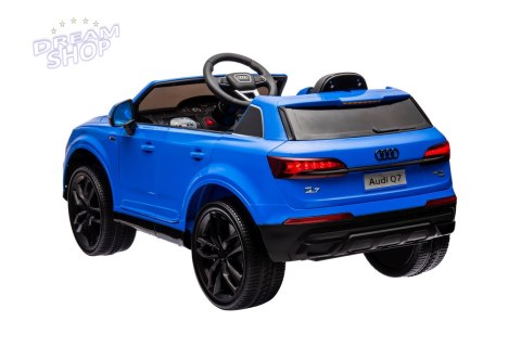 Pojazd Audi Q7 NEW LIFT Niebieski Pojazd Audi Q7 NEW LIFT Niebieski