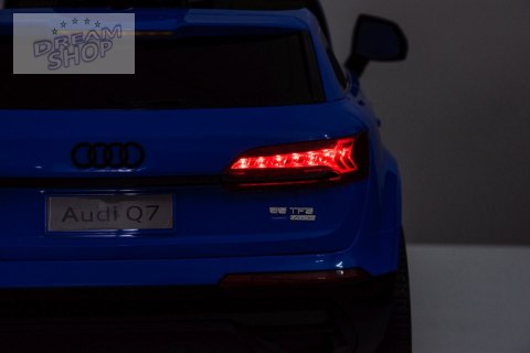Pojazd Audi Q7 NEW LIFT Niebieski Pojazd Audi Q7 NEW LIFT Niebieski