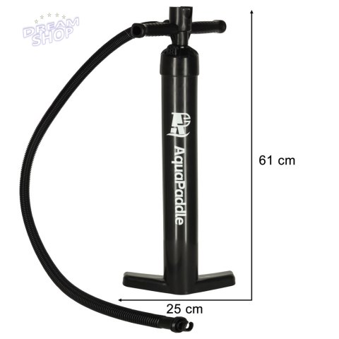 Ręczna pompka powietrza z manometrem do Aqua Paddle pontonu basenu deski SUP Ręczna pompka powietrza z manometrem do Aqua Paddle pontonu basenu deski SUP