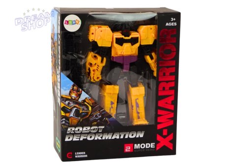 Robot-Czołg Z Bronią 2w1 Transformacja X-Warrior Żółty