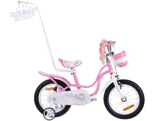 RoyalBaby dziecięcy Rower 14" Little Swan koszyk kółka boczne RB14-18