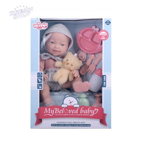 WOOPIE ROYAL Bobas w Ubranku MOJA ULUBIONA LALKA + akcesoria 36 cm. WOOPIE ROYAL Bobas w Ubranku MOJA ULUBIONA LALKA + akcesoria 36 cm.