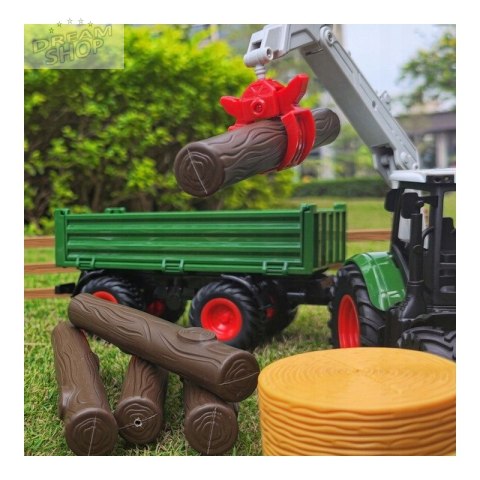 WOOPIE Zestaw Maszyn Rolniczych Rraktor Ciągnik Zagroda Mini Farma Osada Rolnicy WOOPIE Zestaw Maszyn Rolniczych Rraktor Ciągnik Zagroda Mini Farma Osada Rolnicy