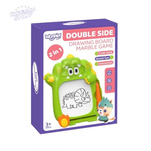 WOOPIE Znikopis Tablica Magnetyczna 2w1 Gra zręcznościowa Pinball Flipper Zielona WOOPIE Znikopis Tablica Magnetyczna 2w1 Gra zręcznościowa Pinball Flipper Zielona