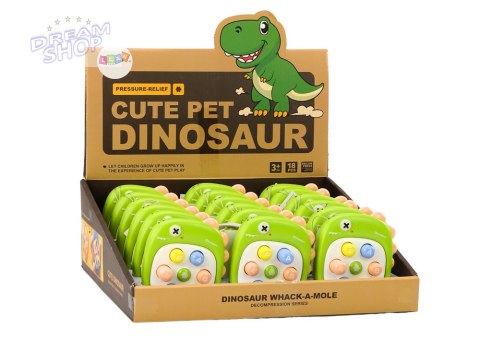 Gra Zręcznościowa Whack A Mole Literki Dinozaur Zielona Gra Zręcznościowa Whack A Mole Literki Dinozaur Zielona