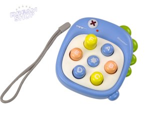 Gra whack a mole dinozaur niebieska