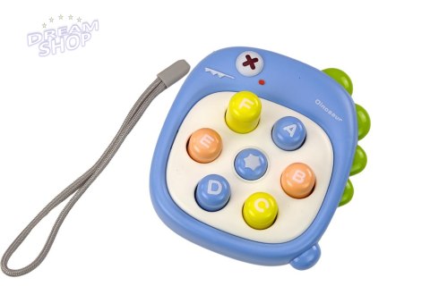 Gra whack a mole dinozaur niebieska