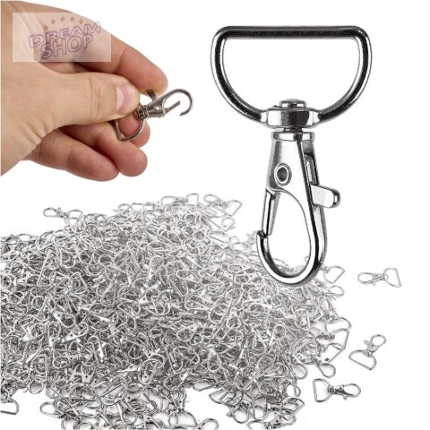 Karabińczyk metalowy rybka 2 mm 500 szt. Karabińczyk metalowy rybka 2 mm 500 szt.