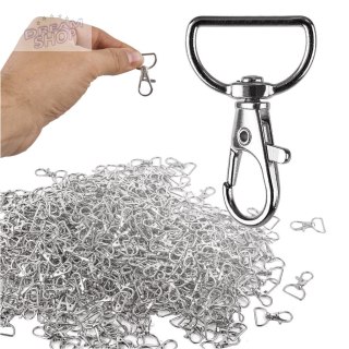 Karabińczyk metalowy rybka 2 mm 500 szt.