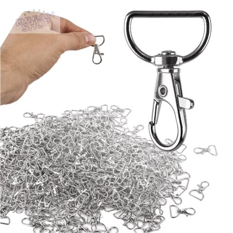 Karabińczyk metalowy rybka 2 mm 500 szt. Karabińczyk metalowy rybka 2 mm 500 szt.