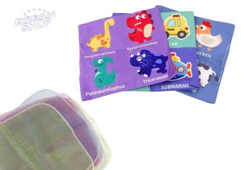 Miękkie Pudełko Na Chusteczki 6 Tkanin 3 Szeleszczące Chusteczki Kolorowe