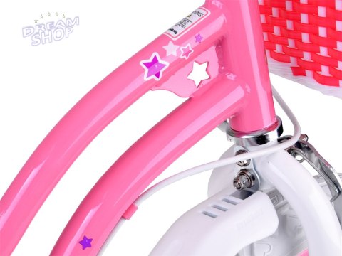 RoyalBaby Rower dziecięcy STAR GIRL 16cal koszyk kółka boczne RB16G-1 RoyalBaby Rower dziecięcy STAR GIRL 16cal koszyk kółka boczne RB16G-1