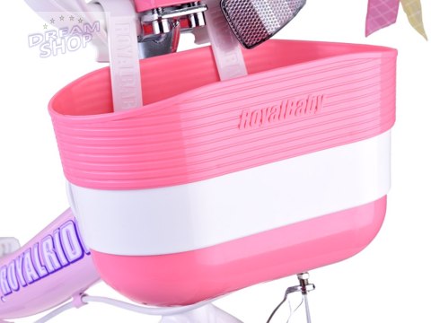 RoyalBaby rower dziecięcy JENNY 16" koszyk kółka boczne kokardki RB16G-4 RoyalBaby rower dziecięcy JENNY 16" koszyk kółka boczne kokardki RB16G-4