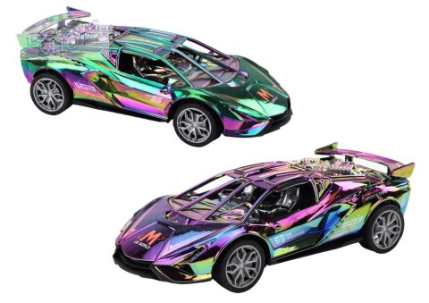 Autko Sportowe Światła Dźwięki Kolorowe Kameleon