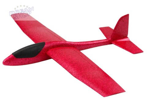 Duży Samolot Styropianowy Piankowy Lekki Szybowiec Czerwony 68CM Duży Samolot Styropianowy Piankowy Lekki Szybowiec Czerwony 68CM