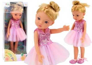 Lalka Baletnica Różowa Laleczka Balerina Sukienka 33cm