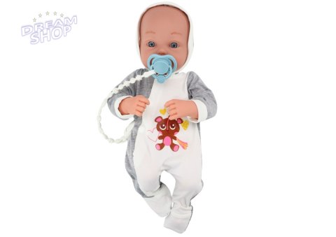 Lalka Bobas Ze Smoczkiem Kocyk Body Akcesoria Zestaw 35 cm Lalka Bobas Ze Smoczkiem Kocyk Body Akcesoria Zestaw 35 cm