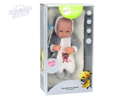Lalka Bobas Ze Smoczkiem Kocyk Body Akcesoria Zestaw 35 cm Lalka Bobas Ze Smoczkiem Kocyk Body Akcesoria Zestaw 35 cm