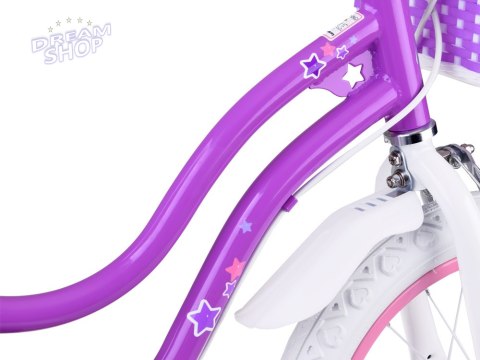 RoyalBaby Rower dziecięcy STAR GIRL 16cal koszyk kółka boczne RB16G-1 RoyalBaby Rower dziecięcy STAR GIRL 16cal koszyk kółka boczne RB16G-1