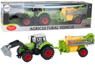 Traktor Rolniczy Koparka Z Opryskiwaczem Napęd Zielony