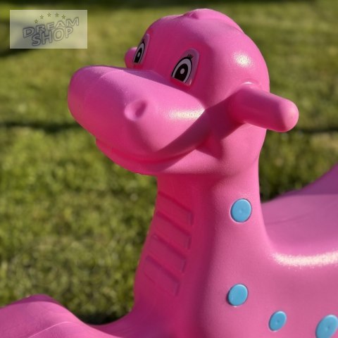 WOOPIE Bujak Wieloosobowy Dino Huśtawka Równoważna Różowa WOOPIE Bujak Wieloosobowy Dino Huśtawka Równoważna Różowa