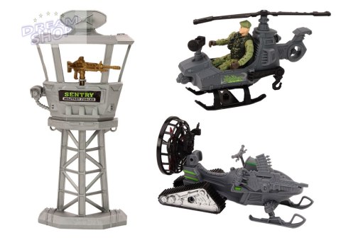 Zestaw Militarny Wojskowy Wóz Bojowy Helikopter Żołnierze Akcesoria Dźwięki Zestaw Militarny Wojskowy Wóz Bojowy Helikopter Żołnierze Akcesoria Dźwięki