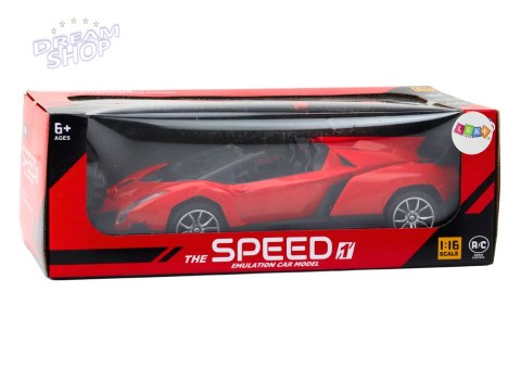 Auto Samochód Sportowy Zdalnie Sterowany RC 1:16 Czerwone