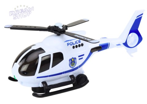 Helikopter Policyjny Śmigłowiec Jeżdżący Światła Dźwięki Helikopter Policyjny Śmigłowiec Jeżdżący Światła Dźwięki