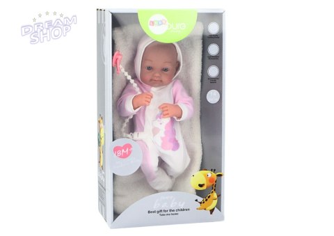 Lalka Bobas Ze Smoczkiem Body Jednorożec Różowy Kocyk Akcesoria 35 cm Lalka Bobas Ze Smoczkiem Body Jednorożec Różowy Kocyk Akcesoria 35 cm