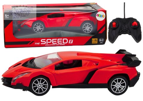 Samochód RC 1:16 Zdalnie Sterowany Sportowy Czerwone Auto