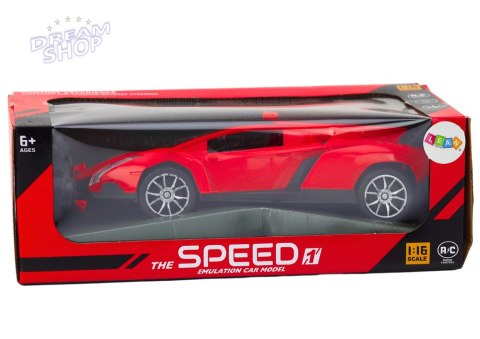 Samochód RC 1:16 Zdalnie Sterowany Sportowy Czerwone Auto