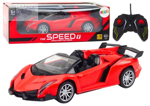 Samochód Sportowy Zdalnie Sterowany Auto RC 1:18 Czerwony