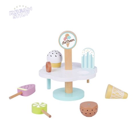 TOOKY TOY Drewniane Lody Magnetyczne na Stojaku TOOKY TOY Drewniane Lody Magnetyczne na Stojaku