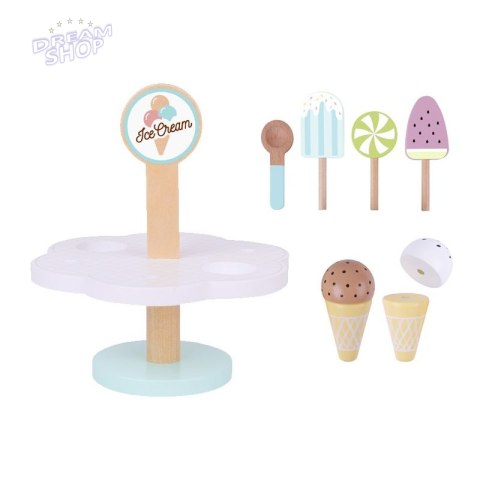TOOKY TOY Drewniane Lody Magnetyczne na Stojaku TOOKY TOY Drewniane Lody Magnetyczne na Stojaku