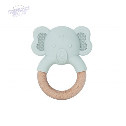 TOOKY TOY Gryzak Słonik Drewniany Obręcz TOOKY TOY Gryzak Słonik Drewniany Obręcz