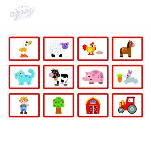 TOOKY TOY Układanka Magnetyczna Farma Puzzle TOOKY TOY Układanka Magnetyczna Farma Puzzle
