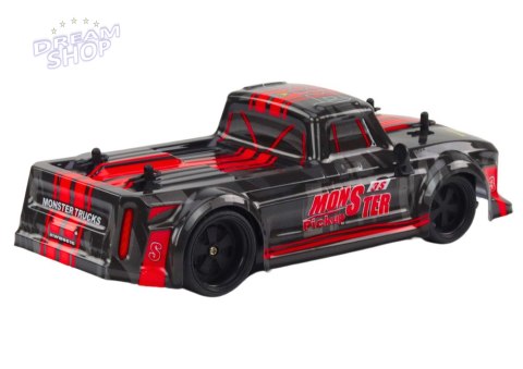 Zdalnie Sterowane Auto Pick-Up RC 1:18 Gumowe Opony Czerwony Zdalnie Sterowane Auto Pick-Up RC 1:18 Gumowe Opony Czerwony