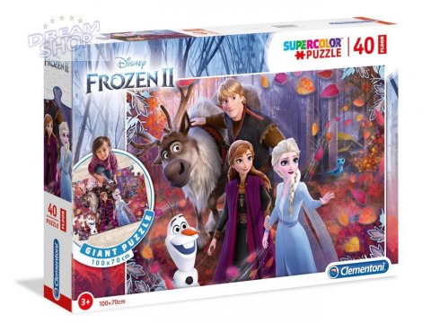 Puzzle podłogowe 40-elementów Kraina Lodu 100x70 ZA5426