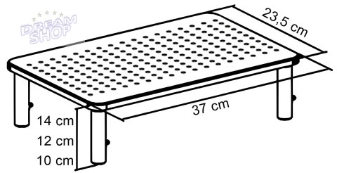 Regulowana podstawka MULING pod monitor laptop czarna Regulowana podstawka MULING pod monitor laptop czarna