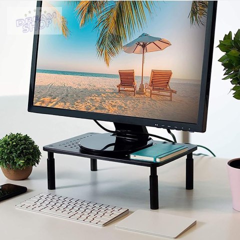 Regulowana podstawka MULING pod monitor laptop czarna Regulowana podstawka MULING pod monitor laptop czarna