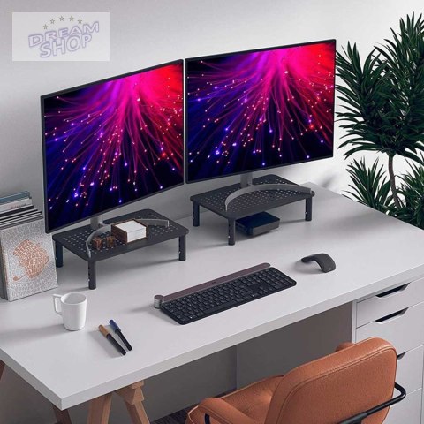 Regulowana podstawka MULING pod monitor laptop czarna Regulowana podstawka MULING pod monitor laptop czarna