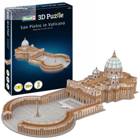 Revell puzzle przestrzenne 3D Bazylika św Piotra Watykan 68 ele68 ZA5435 Revell puzzle przestrzenne 3D Bazylika św Piotra Watykan 68 ele68 ZA5435
