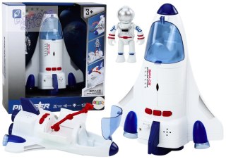 Statek Kosmiczny Napęd Światła Dźwięki Kosmonauta Biały