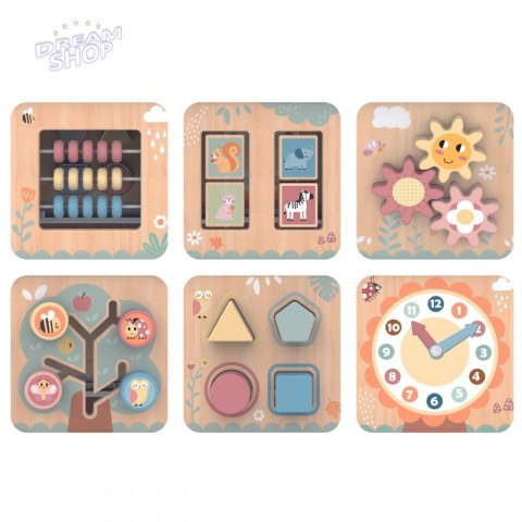 TOOKY TOY Interaktywny Drewniany Sześciokąt Montessori Otwierane Pudełko TOOKY TOY Interaktywny Drewniany Sześciokąt Montessori Otwierane Pudełko