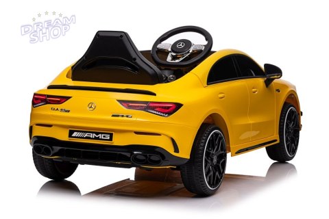 Auto Na Akumulator Mercedes CLA 45s AMG Żółty 4x4 Auto Na Akumulator Mercedes CLA 45s AMG Żółty 4x4